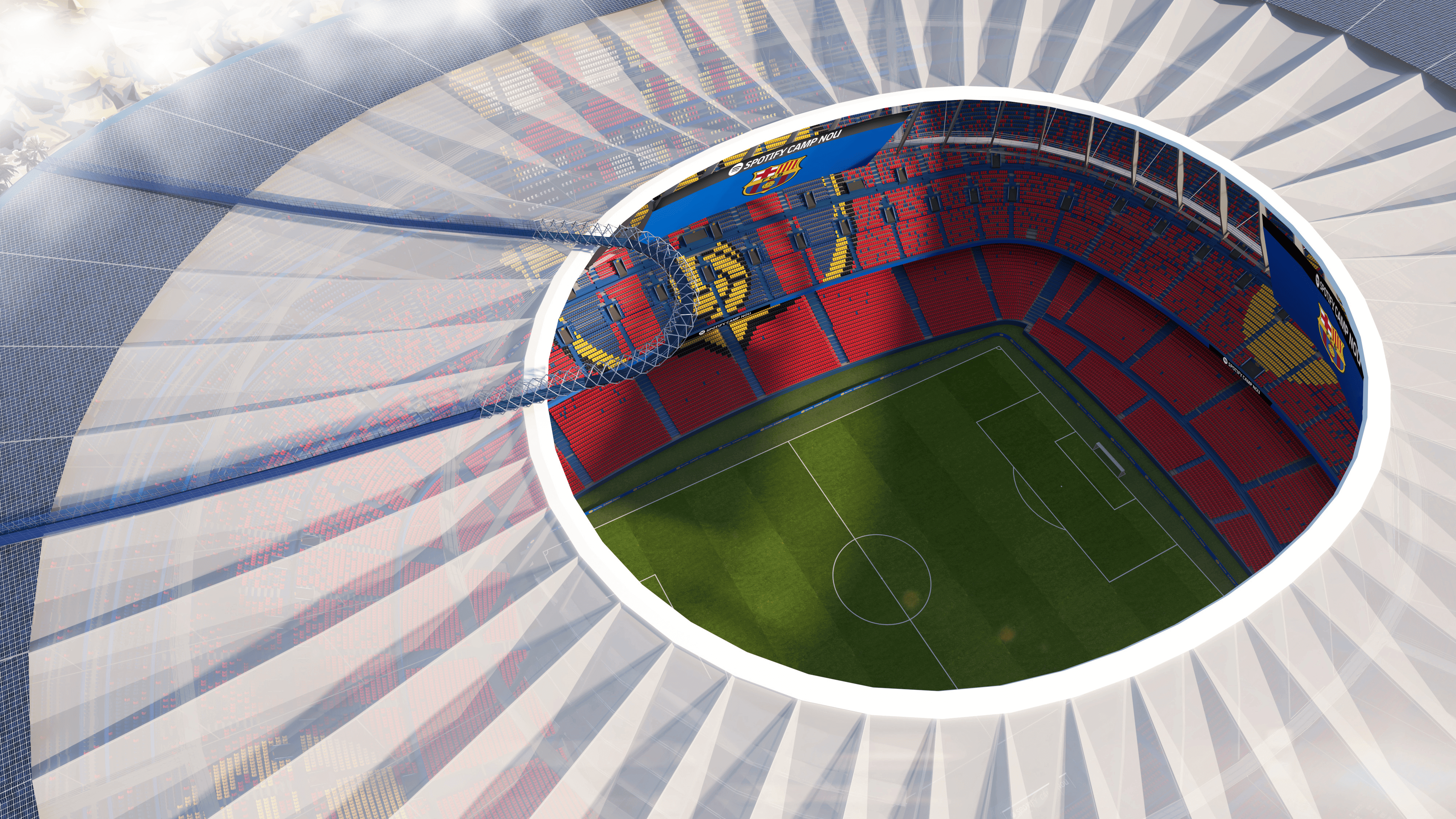 Así será el mirador aéreo del Camp Nou