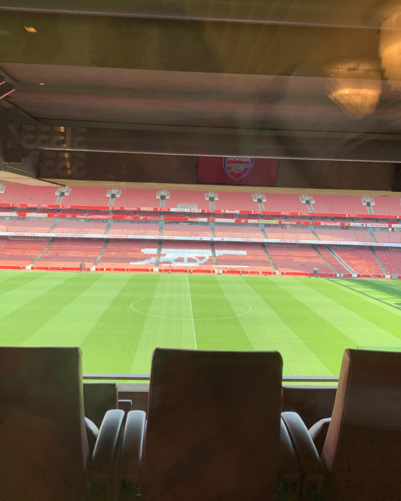 VIP zone Emirates Stadium, Arsenal fc