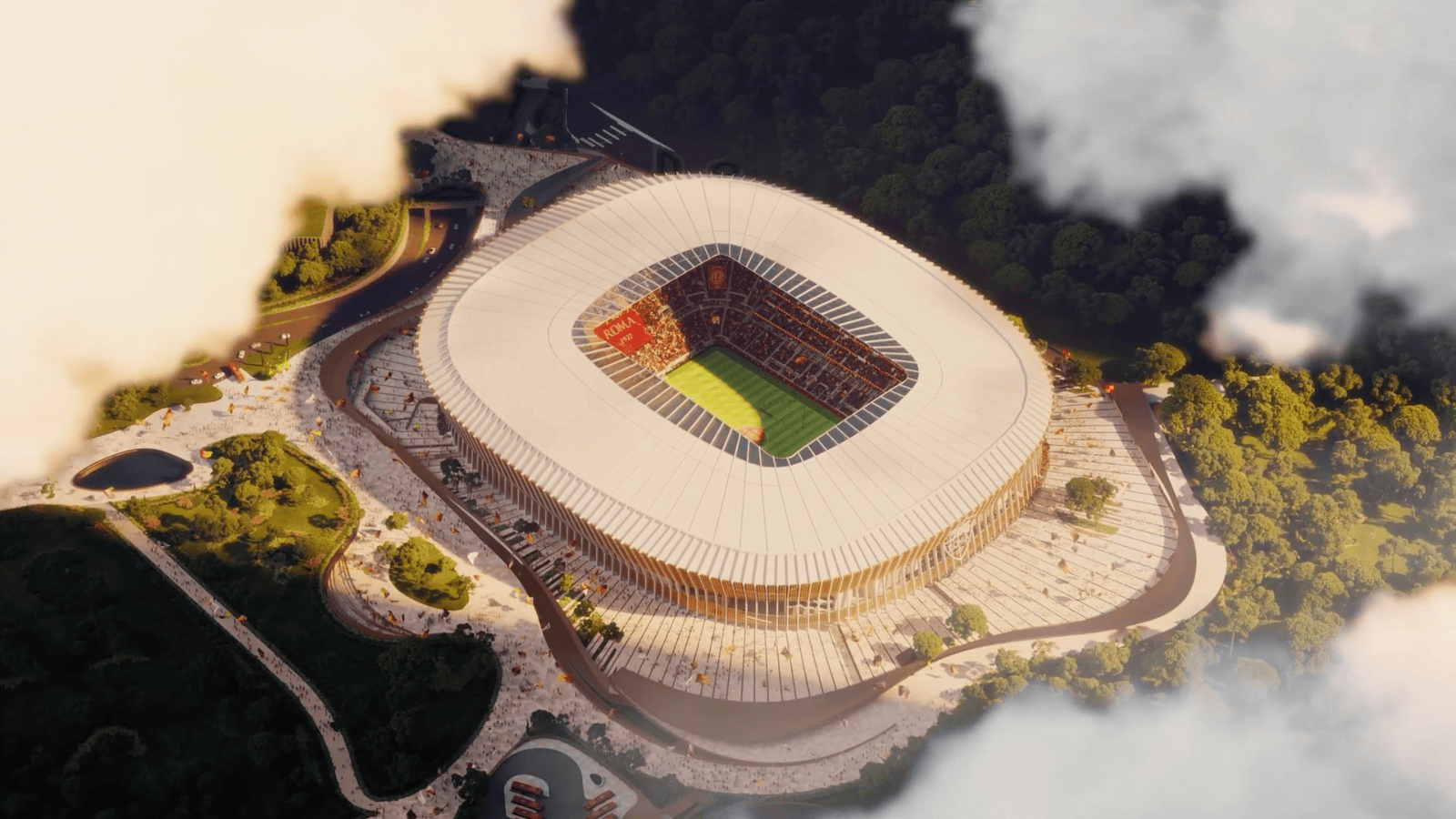 Fútbol y arquitectura moderna: así será el nuevo estadio de la AS Roma